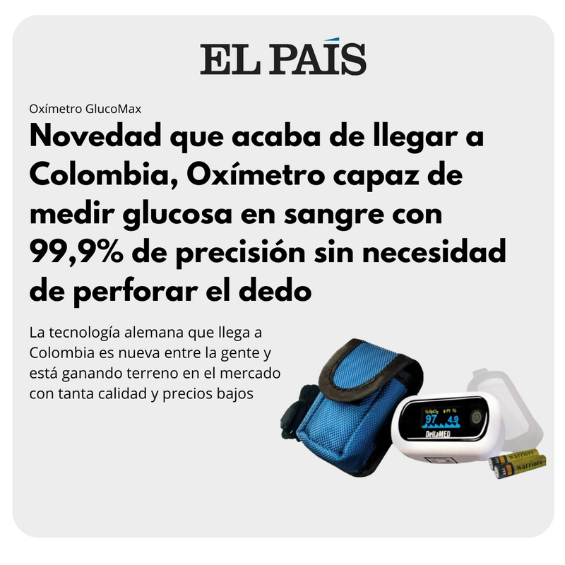 Oximetro Medidor Láser - GlucoMax™ [PRECISIÓN DEL 99,9%] - NOVEDAD EN ECUADOR