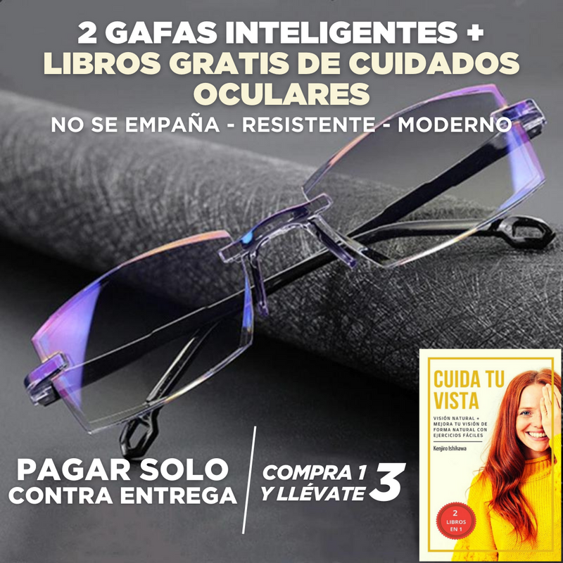 Gafas Smart [ COMPRE 1 Y LLEVA 2 + LIBROS GRATIS ] 50% OFF [OFERTA DE VACACIONES]